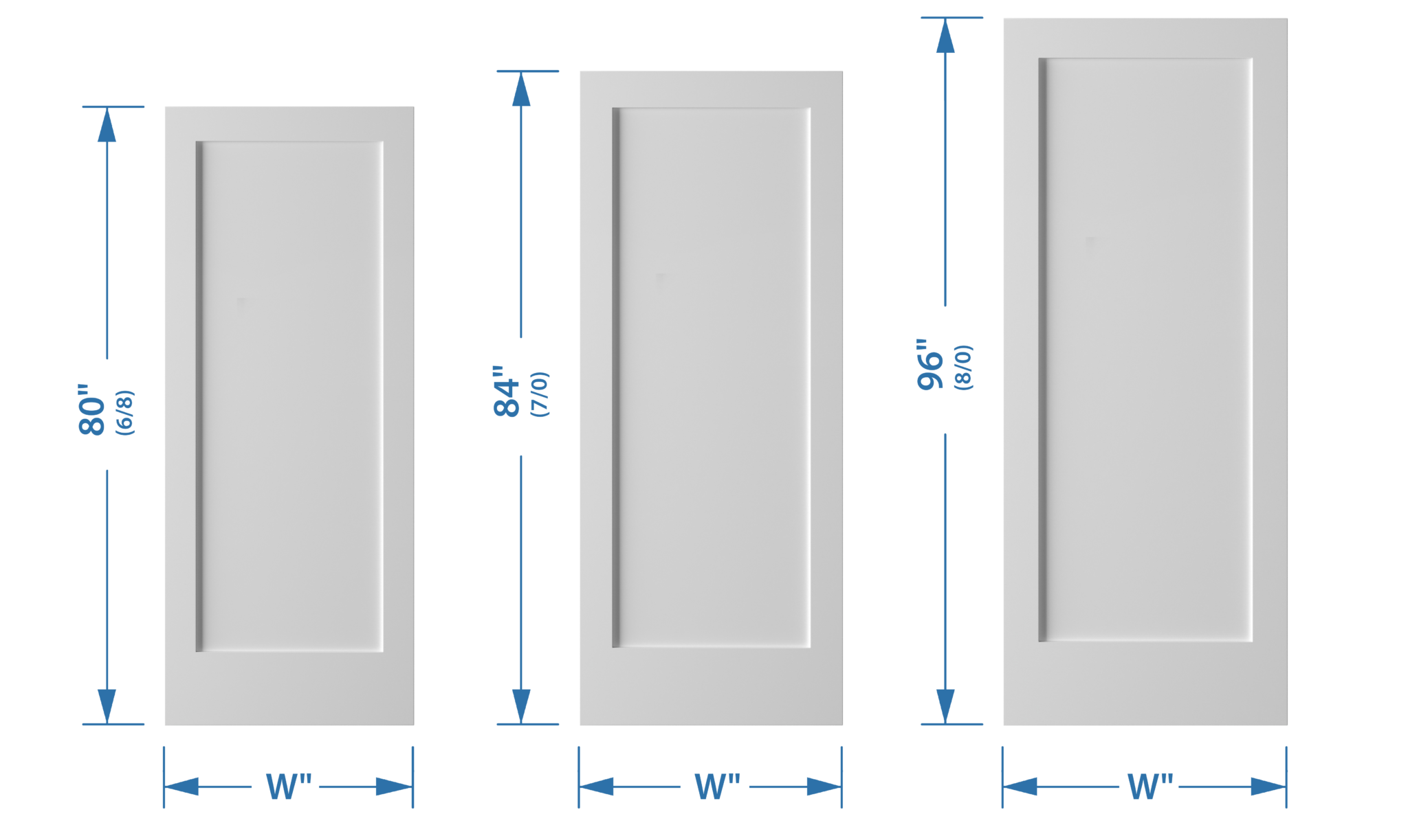 Newton Slab Doors Reso